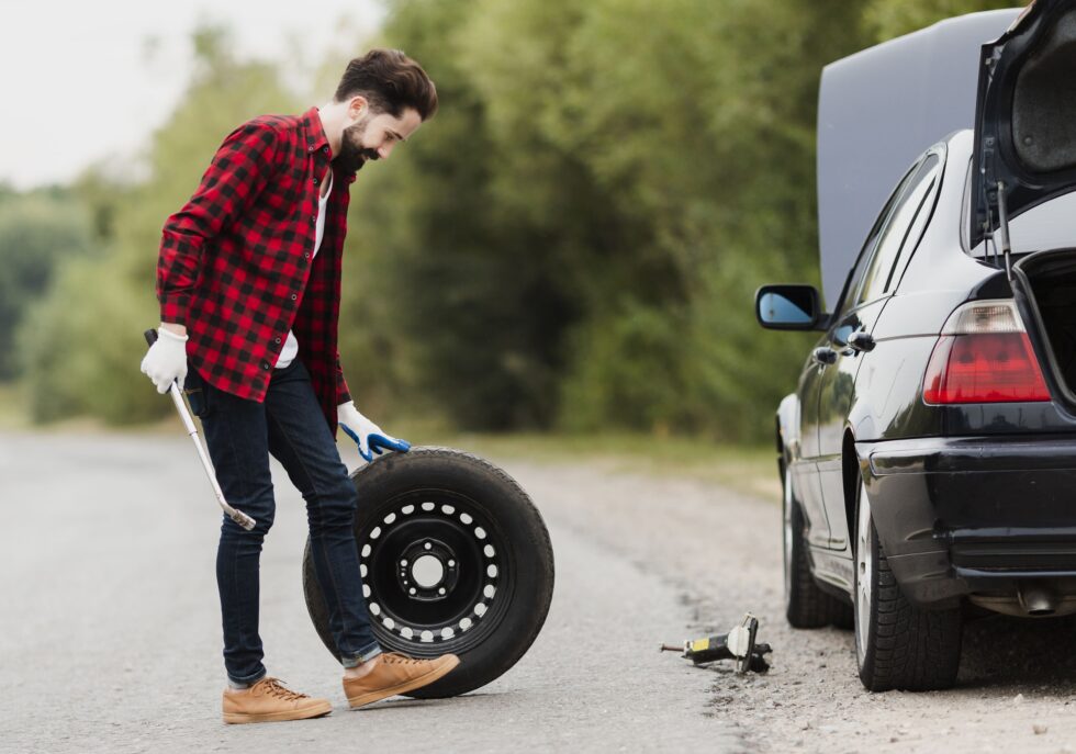 Tire change in Abu Dhabi