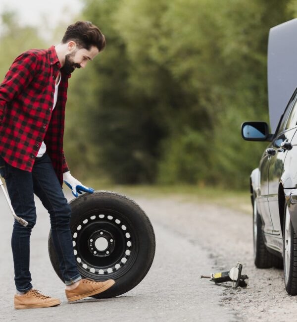 Tire change in Abu Dhabi