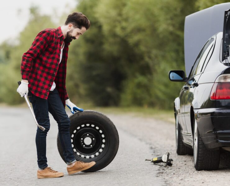 Tire change in Abu Dhabi