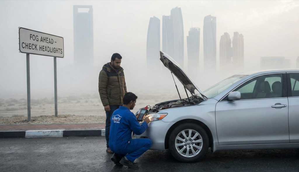 The Ultimate Fog-Proof Guide: Why a Simple Headlight Check Saves Lives in Abu Dhabi Winter