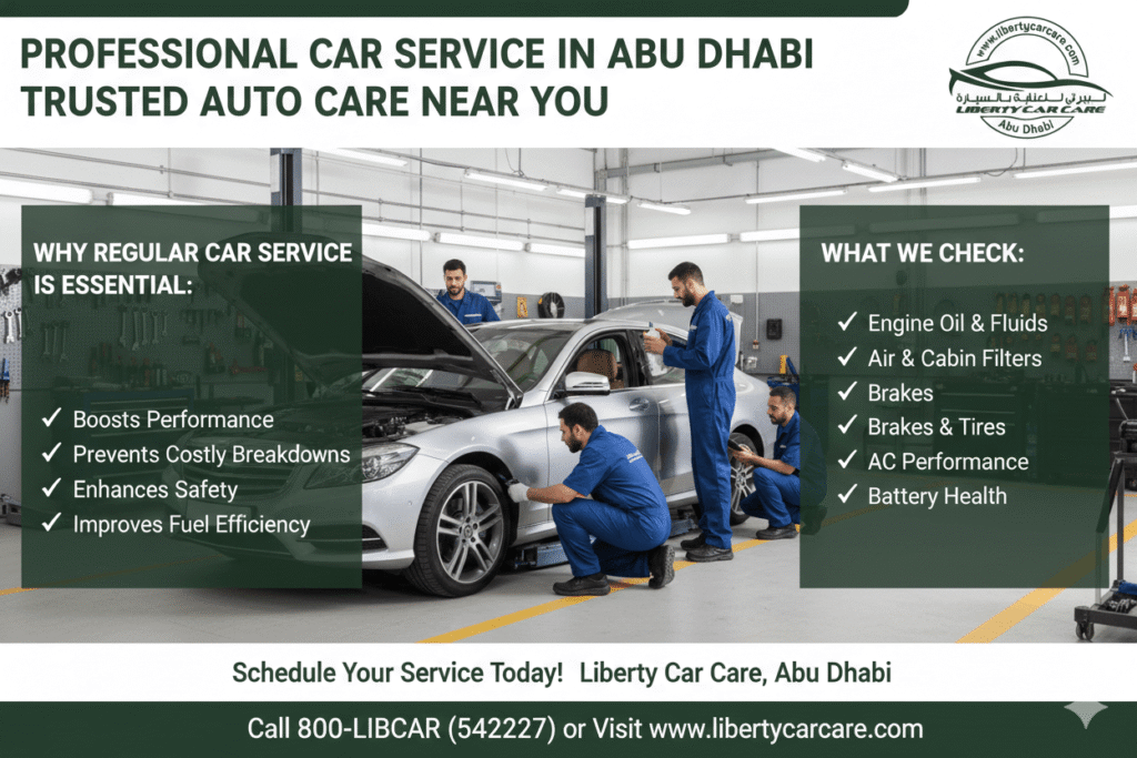Professional Car Service in Abu Dhabi – Trusted Auto Care Near You
