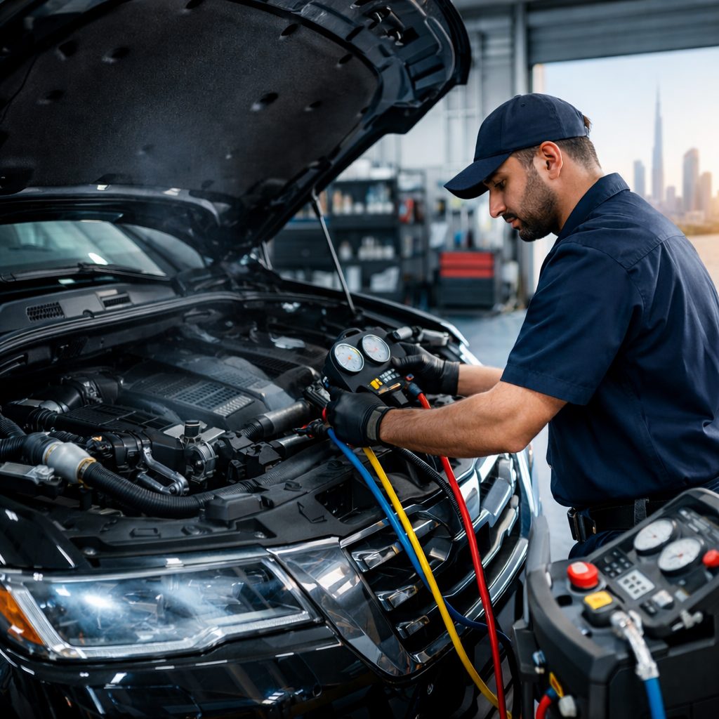 Car A/C Repair Services in Abu Dhabi – Stay Cool All Year