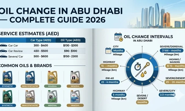 Oil Change in Abu Dhabi — Complete Guide for 2026