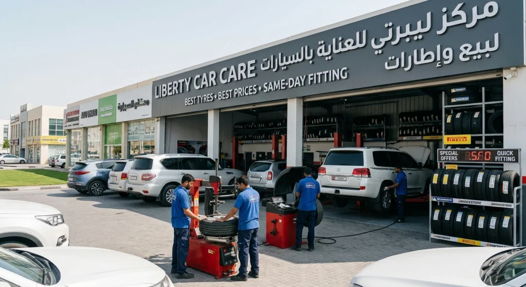 Tyre Shop Abu Dhabi — Best Tyres, Prices & Same-Day Fitting at Liberty Car Care