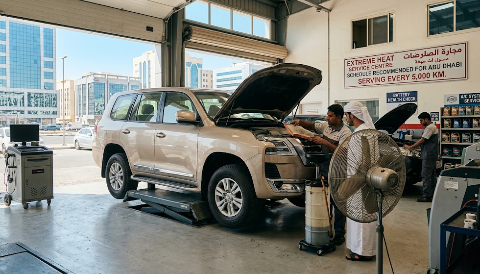 Car service Abu Dhabi heat maintenance