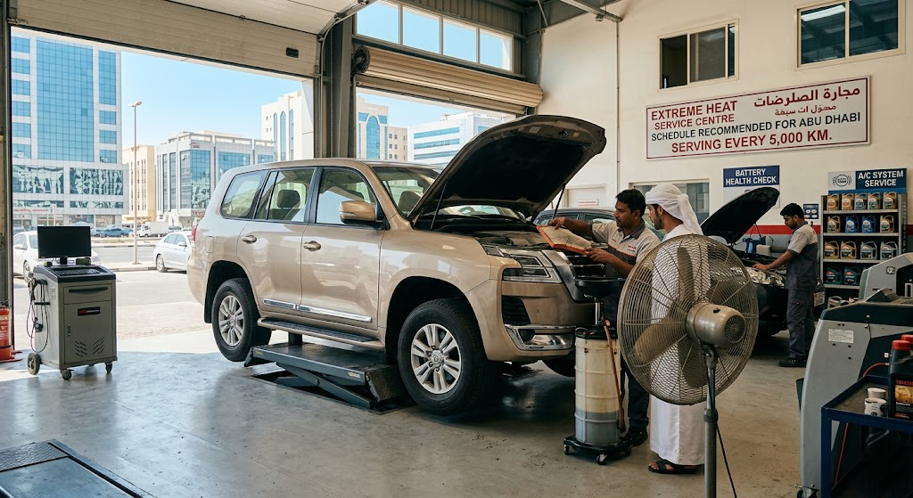 How Often Should You Service Your Car in Abu Dhabi’s Extreme Heat?